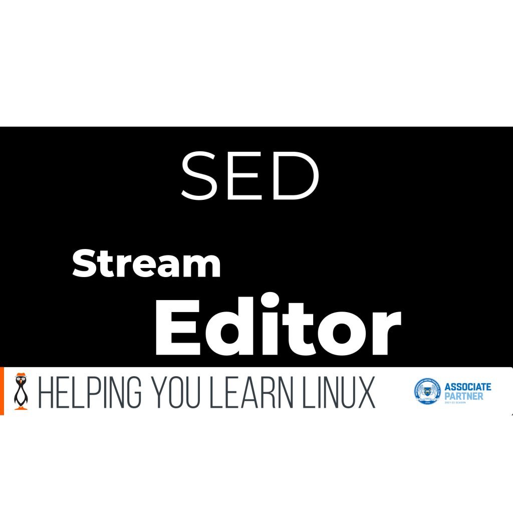 Editing files using sed